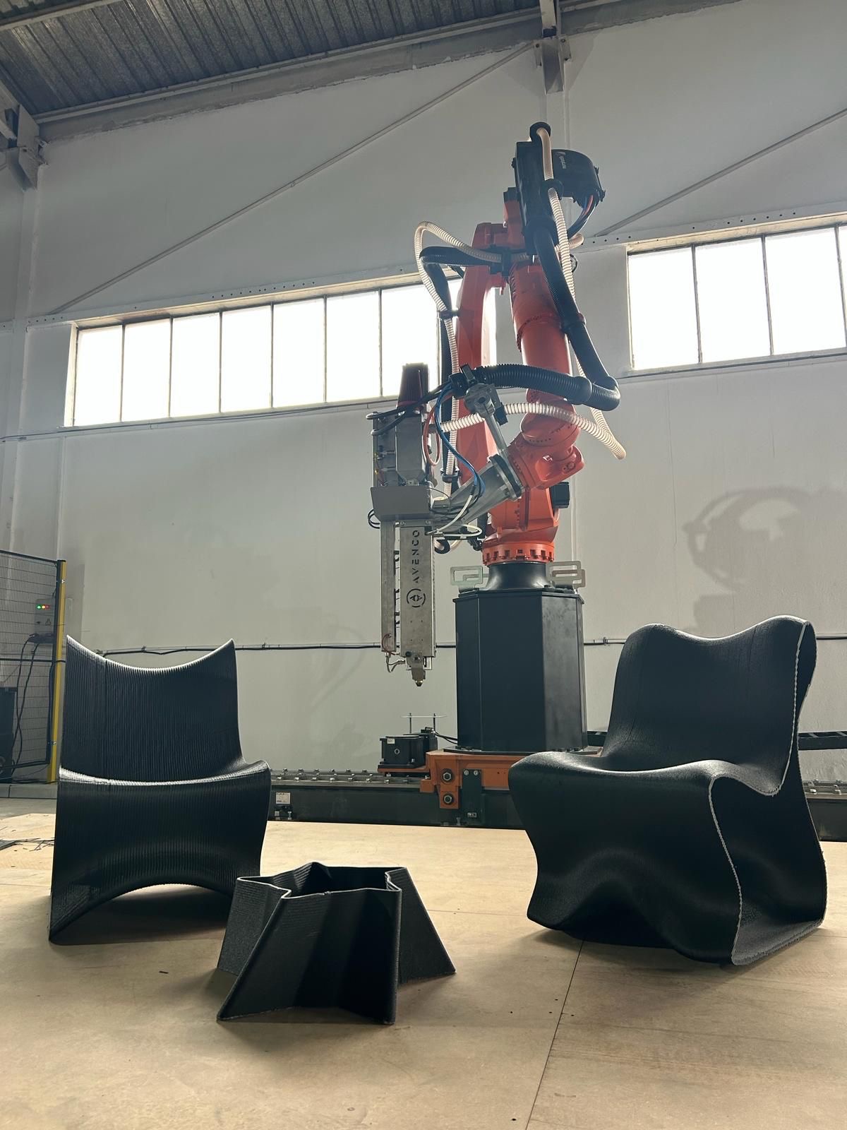 Büyük format 3D baskı - robot kol ile endüstriyel üretim