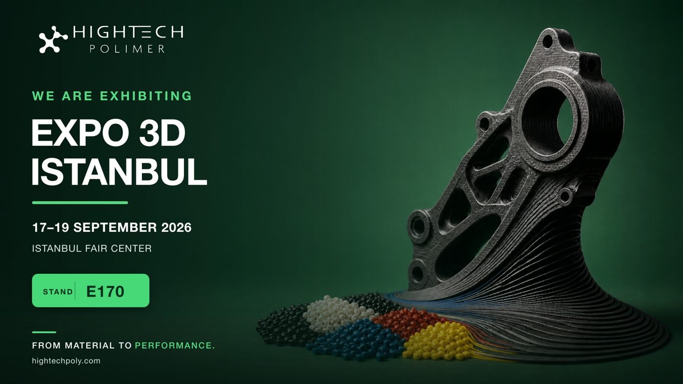 Hightech Polimer 3D Expo İstanbul 2026 E170 standı duyurusu
