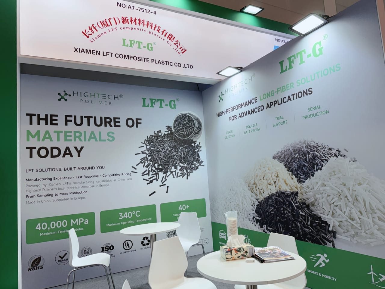 Hightech Polimer and LFT-G joint stand at Fakuma 2026, A7-7512-4