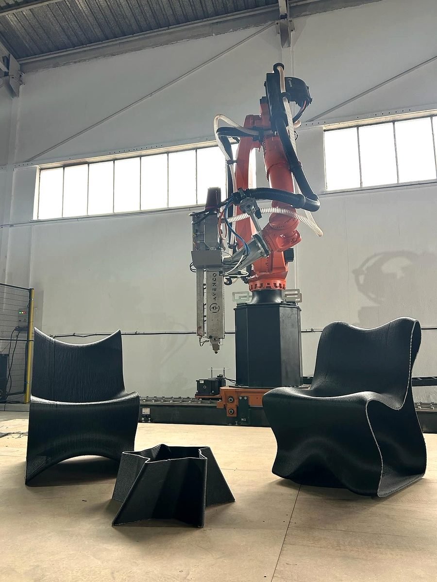 Avenco Termoplastik — robotik baskı ve tamamlanmış büyük format parçalar
