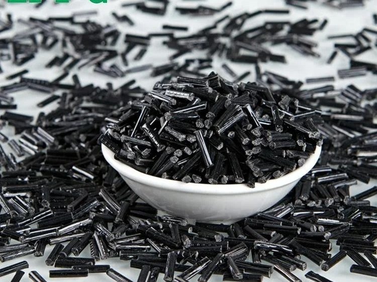 Black long carbon fiber reinforced PA66 pellets (LFT-G)